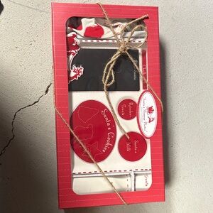 Red and White Santa Cookie Set the night before Christmas great tradition
